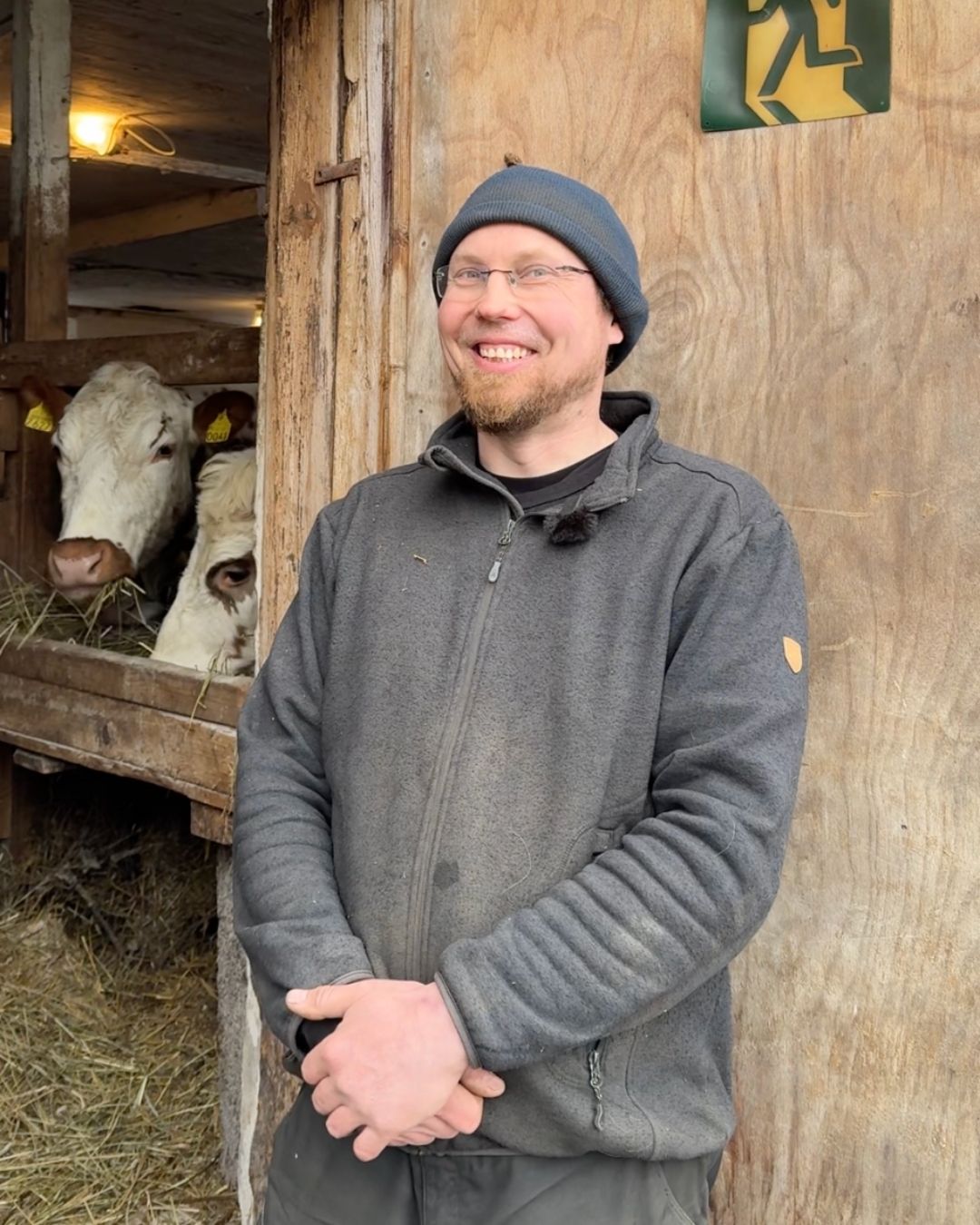 Atte at Majvik farm in Sipoo