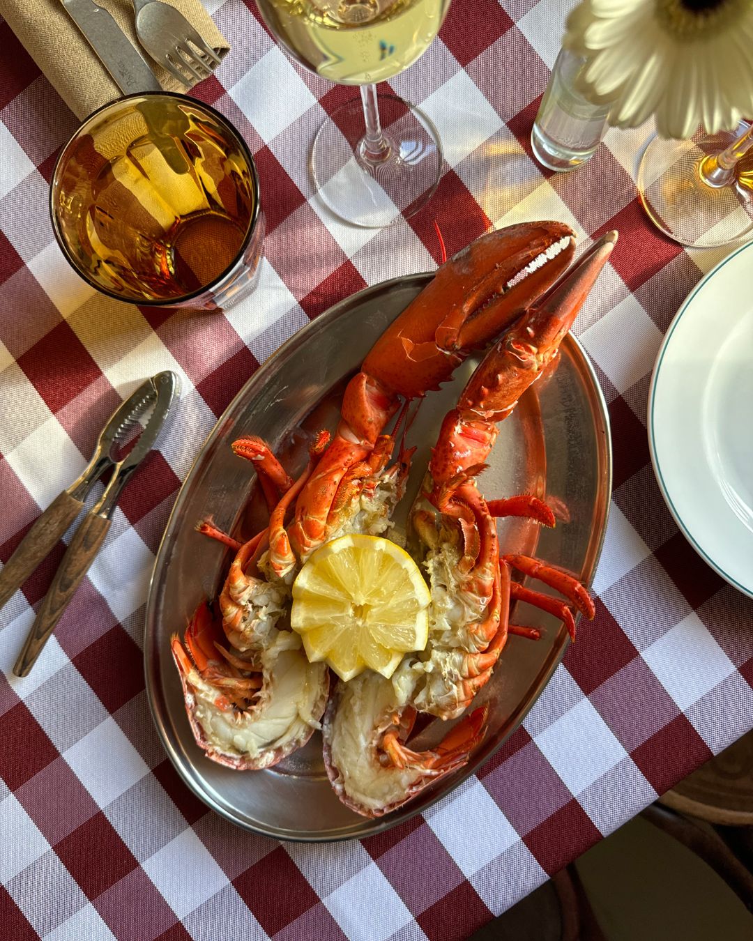 Lobster at restaurant elm