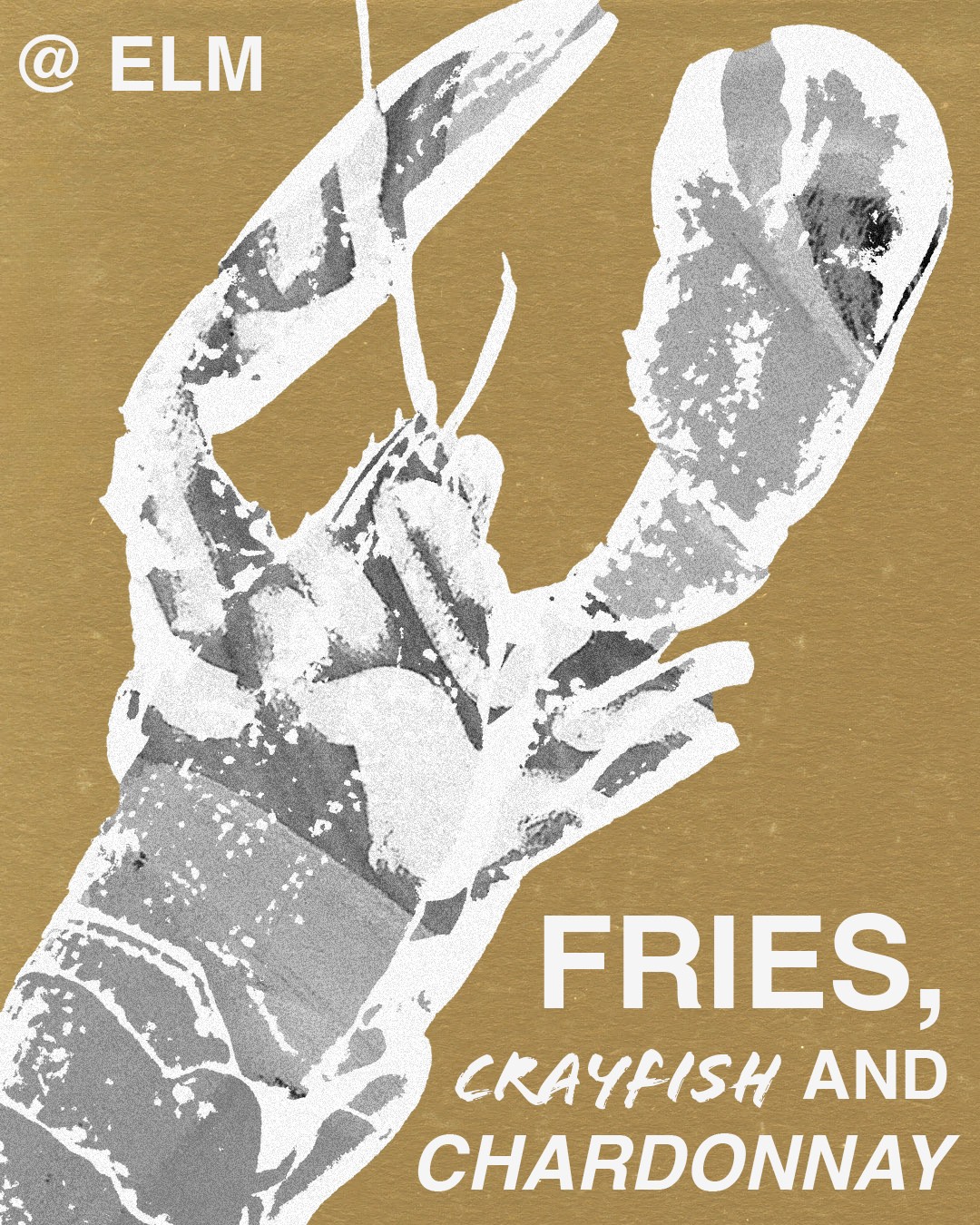 Restaurant Elm Crayfish Event poster