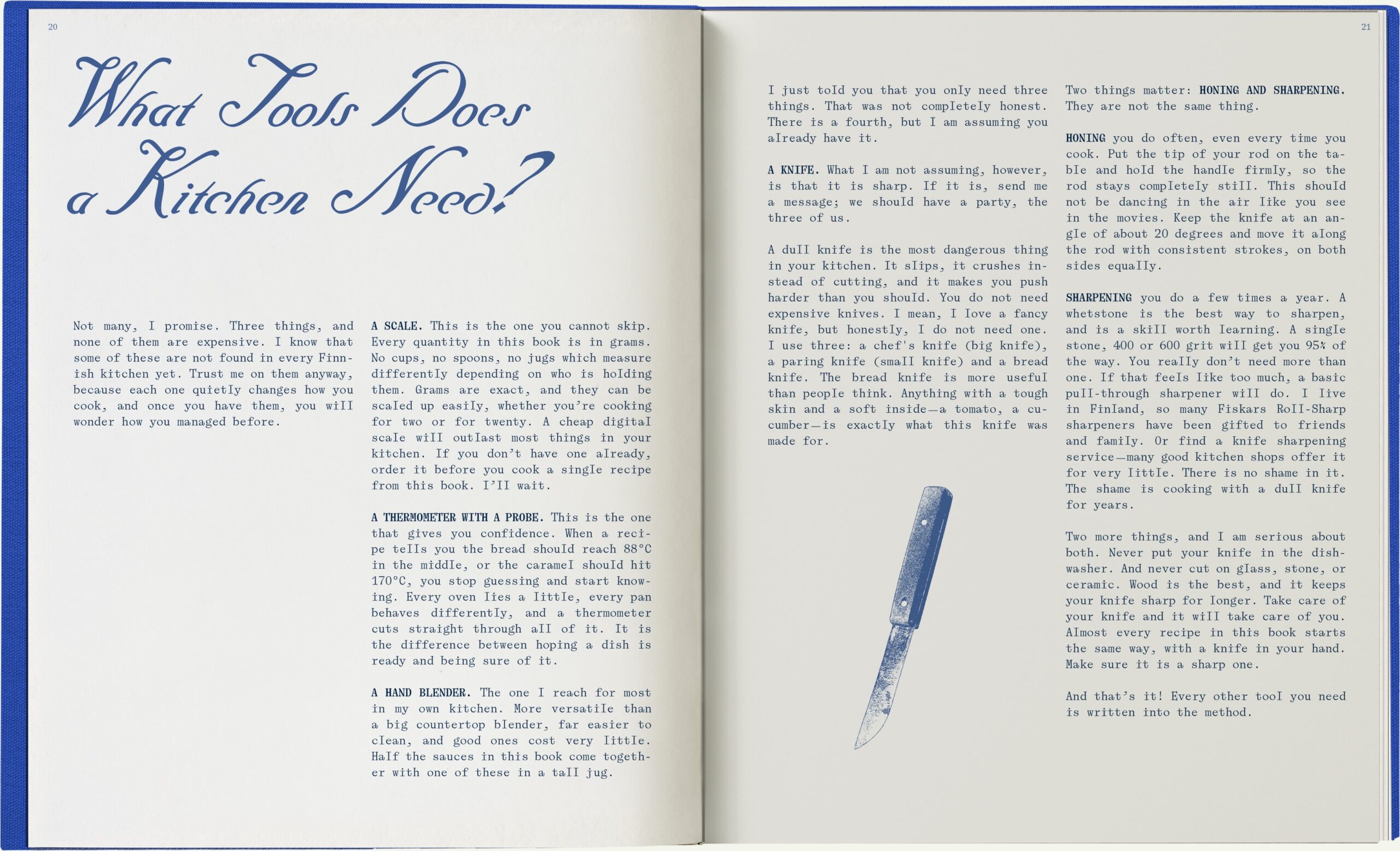 From Elm Cookbook open spread
